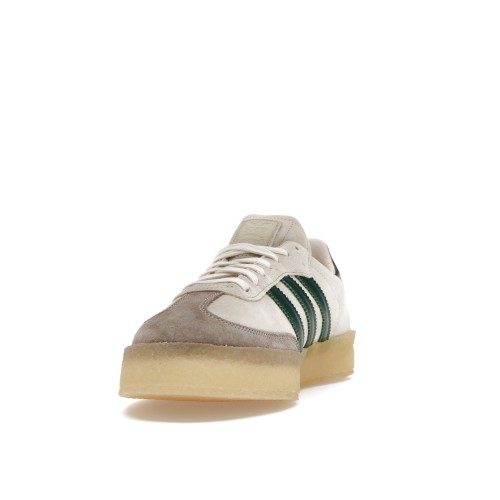 Кроссы adidas Clarks 8th Street Samba by Ronnie Fieg Chalk White Green - мужская сетка размеров