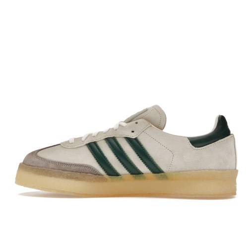 Кроссы adidas Clarks 8th Street Samba by Ronnie Fieg Chalk White Green - мужская сетка размеров