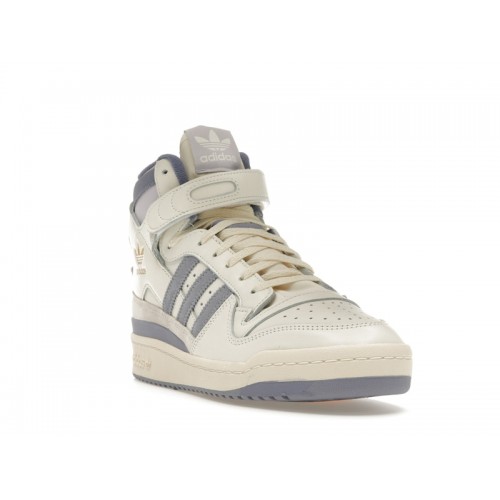 Кроссы adidas Forum 84 High Off White Silver Violet - мужская сетка размеров