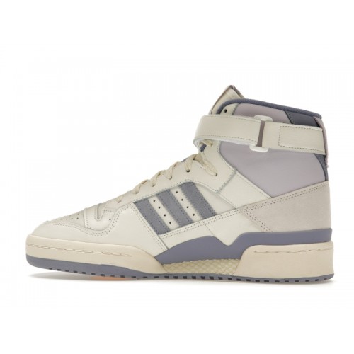 Кроссы adidas Forum 84 High Off White Silver Violet - мужская сетка размеров