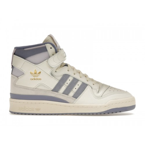 Кроссы adidas Forum 84 High Off White Silver Violet - мужская сетка размеров