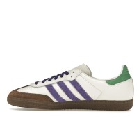 Женские adidas Samba OG Off White Core Purple Green Brown (W)