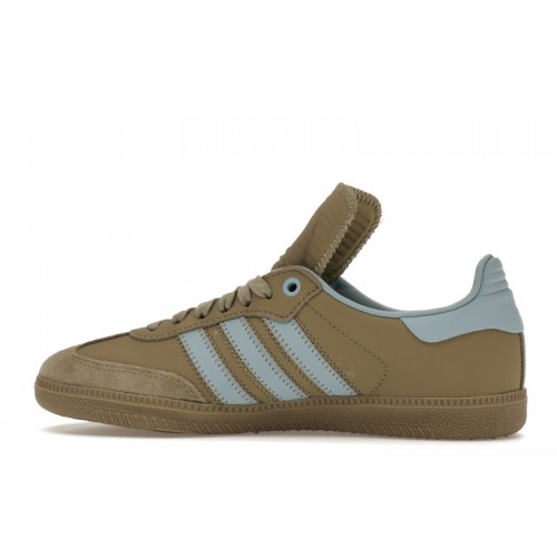 Кроссы adidas Samba Pharrell Humanrace Orbit Green - мужская сетка размеров