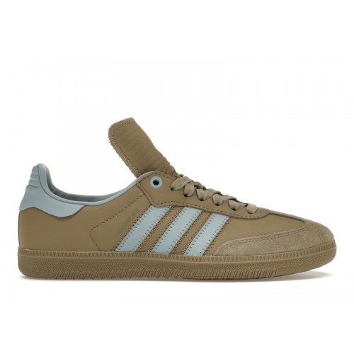 Кроссы adidas Samba Pharrell Humanrace Orbit Green - мужская сетка размеров