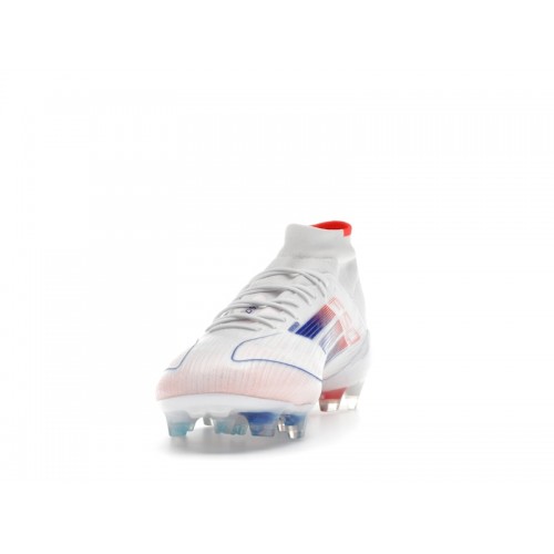 adidas F50 Elite Mid FG Cloud White Lucid Blue Solar Red (W) - женская сетка размеров