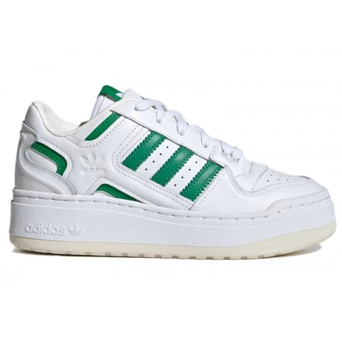 Кроссы adidas Forum XLG Off White Green (W) - женская сетка размеров