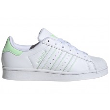 Подростковые adidas Superstar Cloud White Semi Green Spark (GS)
