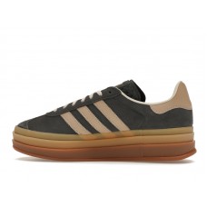 Женские кроссовки adidas Gazelle Bold Grey Magic Beige Gum (W)