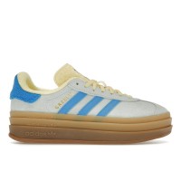 Женские кроссовки adidas Gazelle Bold Almost Blue Yellow (W)