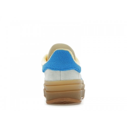 Кроссы adidas Gazelle Bold Almost Blue Yellow (W) - женская сетка размеров