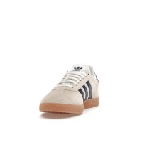 adidas Gazelle Beige Dark Blue Collegiate Burgundy