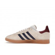 adidas Gazelle Beige Dark Blue Collegiate Burgundy