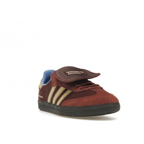 Кроссы adidas Samba Nylon Wales Bonner Fox Brown - мужская сетка размеров