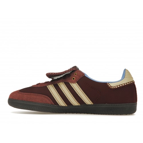 Кроссы adidas Samba Nylon Wales Bonner Fox Brown - мужская сетка размеров