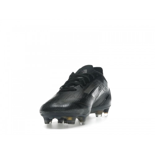 adidas F50 Pro FG Core Black Iron Metallic Gold Metallic - мужская сетка размеров