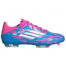 adidas F50 League Multi-Ground Solar Blue Cloud White Solar Pink