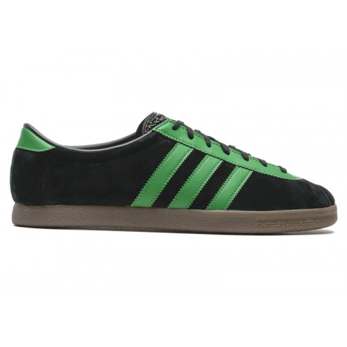 Кроссы adidas London Core Black Green - мужская сетка размеров