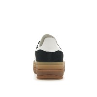 Женские кроссовки adidas Gazelle Bold Black White Gum (W)