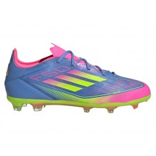 Детские adidas F50 Elite FG Blue Fusion Lucid Lemon Lucid Pink (Kids)