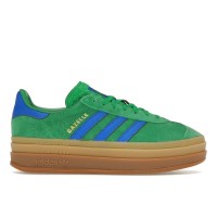 Женские кроссовки adidas Gazelle Bold Green Blue Gum (W)