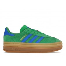 Женские кроссовки adidas Gazelle Bold Green Blue Gum (W)