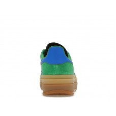 Женские кроссовки adidas Gazelle Bold Green Blue Gum (W)