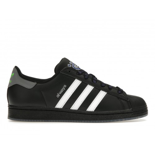 Кроссы adidas Superstar ADV Always Core Black - мужская сетка размеров