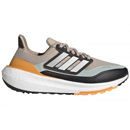 adidas Ultra Boost Light Cold.RDY Wonder Beige Silver Metallic Flash Orange - мужская сетка размеров