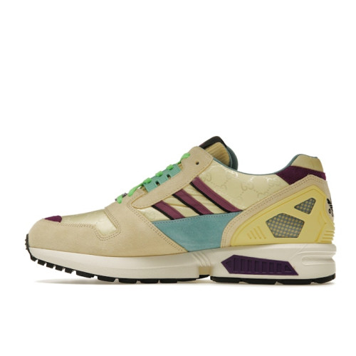 adidas x Gucci ZX 8000 Beige GG Monogram - мужская сетка размеров