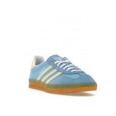 Женские кроссовки adidas Gazelle Indoor Semi Blue Burst Almost Yellow (W)