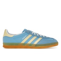 Женские кроссовки adidas Gazelle Indoor Semi Blue Burst Almost Yellow (W)