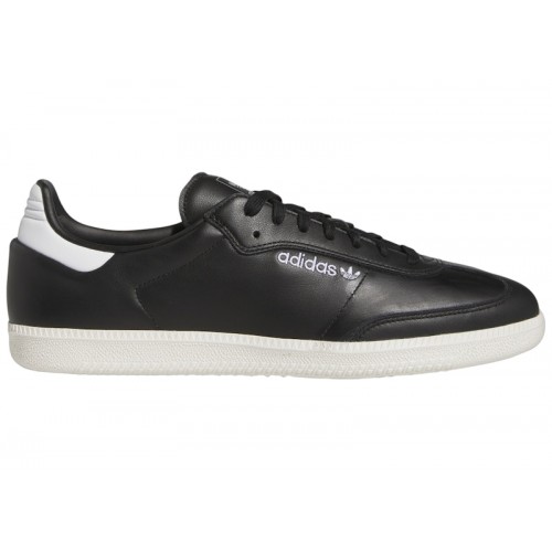 Кроссы adidas Samba ADV Core Black Grey Chalk White - мужская сетка размеров