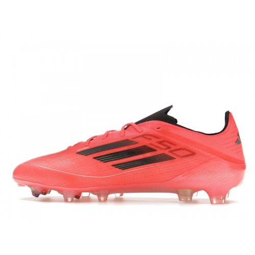 adidas F50 Elite FG Turbo Aurora Black Platinum Metallic - мужская сетка размеров