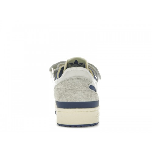 Кроссы adidas Forum 84 Low White Victory Blue Easy Yellow - мужская сетка размеров