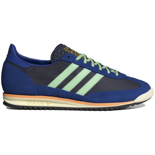 Кроссы adidas SL 72 Night Indigo Semi Green Spark (W) - женская сетка размеров