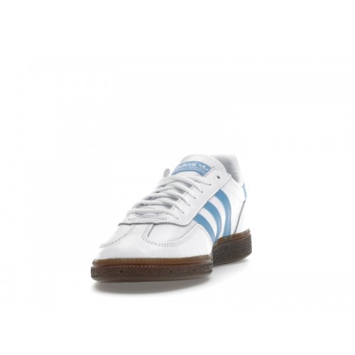 Кроссы adidas Handball Spezial White Light Blue - мужская сетка размеров