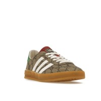 Женские кроссовки adidas x Gucci Gazelle Beige GG Monogram (W)
