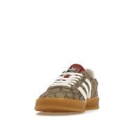 Женские кроссовки adidas x Gucci Gazelle Beige GG Monogram (W)