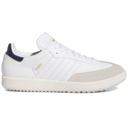 Кроссы adidas Samba Golf Cloud White Collegiate Navy - мужская сетка размеров