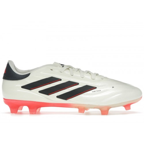 adidas Copa Pure II Pro FG Ivory Core Black Solar Red - мужская сетка размеров