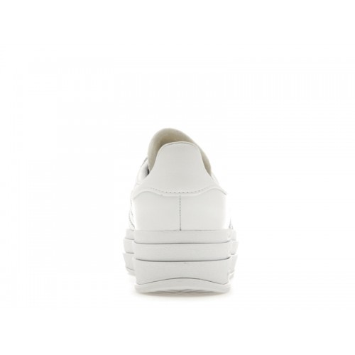 Кроссы adidas Gazelle Bold Triple White (W) - женская сетка размеров
