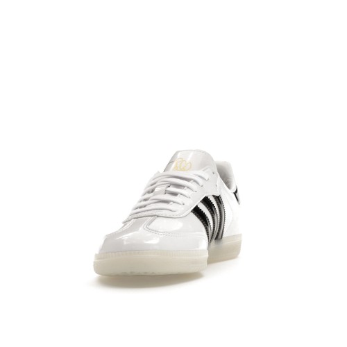 Кроссы adidas Samba Jason Dill White Black Patent - мужская сетка размеров