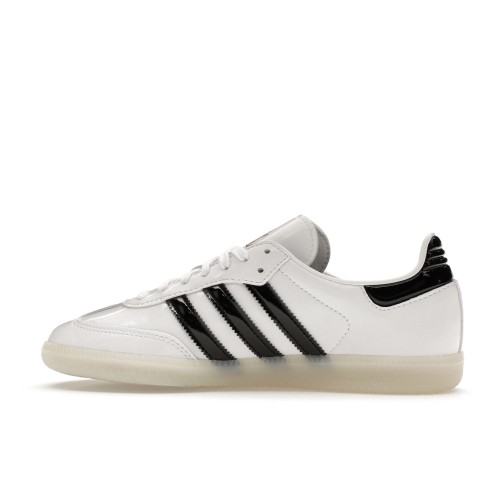 Кроссы adidas Samba Jason Dill White Black Patent - мужская сетка размеров