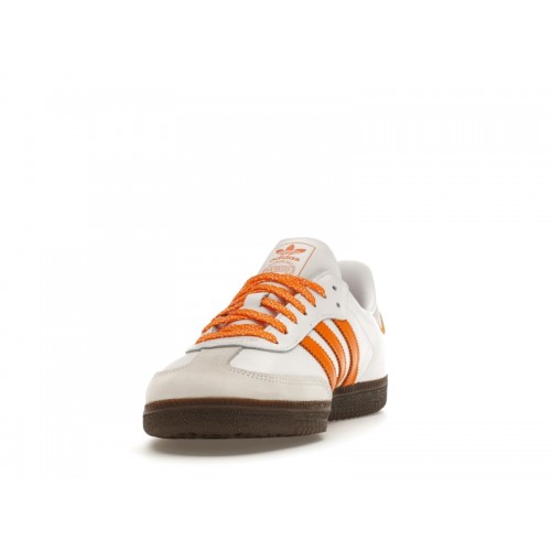 Кроссы adidas Samba OG Cloud White Orange (W) - женская сетка размеров