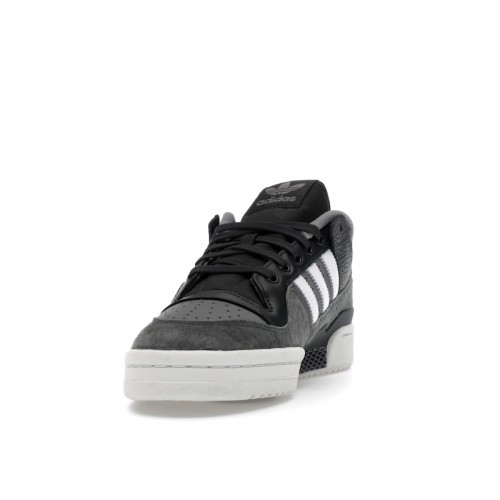 Кроссы adidas Forum 84 Low ADV Carbon Crystal White Grey Three - мужская сетка размеров