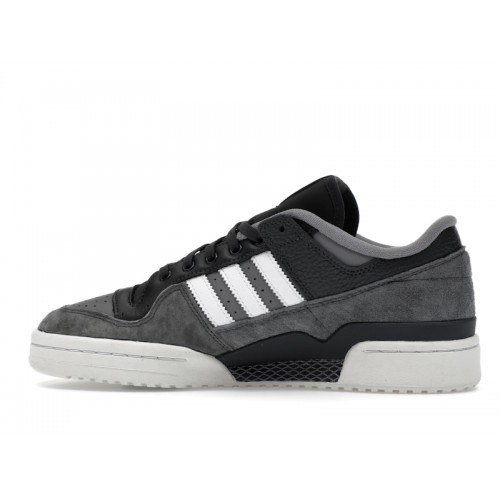 Кроссы adidas Forum 84 Low ADV Carbon Crystal White Grey Three - мужская сетка размеров