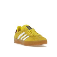 Женские кроссовки adidas Gazelle Indoor Bright Yellow Collegiate Burgundy (W)