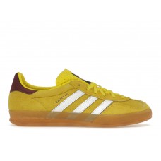 Женские кроссовки adidas Gazelle Indoor Bright Yellow Collegiate Burgundy (W)