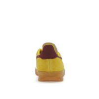 Женские кроссовки adidas Gazelle Indoor Bright Yellow Collegiate Burgundy (W)