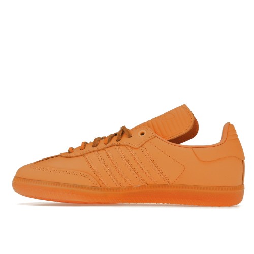 Кроссы adidas Samba Pharrell Humanrace Orange - мужская сетка размеров